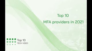 Top 10 MFA providers in 2021 | EM360