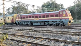 Howrah - Jabalpur Shaktipunj Express With ICF Dengerous Acceleration By WAP 4 | The Journey On Track