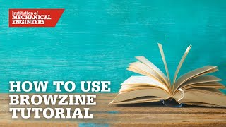 How to use BrowZine tutorial
