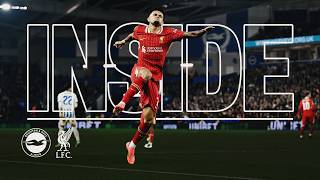 INSIDE: Away End Reacts To Gakpo \u0026 Diaz Goals! | Brighton 2-3 Liverpool