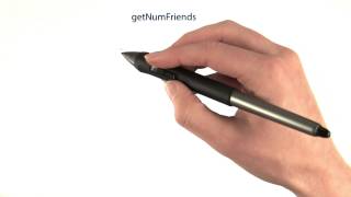 Get Num Friends - Intro to Java Programming