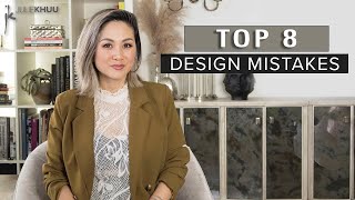 8 COMMON DESIGN MISTAKES | Decorating Mistakes and How to Fix Them | Julie Khuu