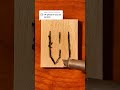 reply to @alxn vds a letters woodburning pyrography asmrsounds fyp