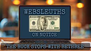 WEBSLEUTHS | The Buck Stops Beth Bee