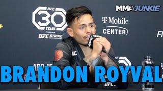 Emotional Brandon Royval Announces He's UFC 290 Title Fight Backup | UFC on ESPN 44