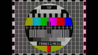 France 3 - Fin Cinéma de Minuit / BA / Fermeture Antenne + Mire (19 Août 2001)