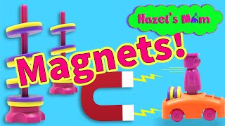 Fun with Magnets for Kids! Levitating Magnets and cool magnet science tricks.