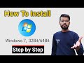 Windows 7 Installation Step by Step / How to Install Windows 7 in Hindi / Install windows 7