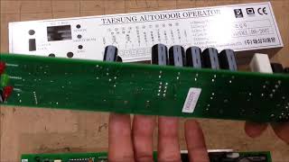 TAESUNG AUTODOOR OPERATOR BS2007 태성자동문수리 부속이없어 못고치는 자동문컨트롤러수리하는곳