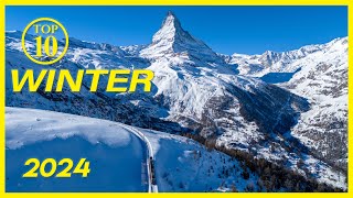 Top 10 WINTER Switzerland – Best of Snow Season – Christmas, Skiing and Action