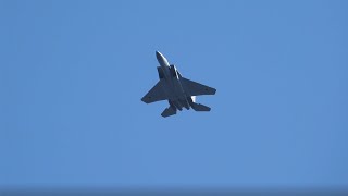 F15（870）テスト飛行飛行の様子、（名古屋空港小牧基地）2022/01/27