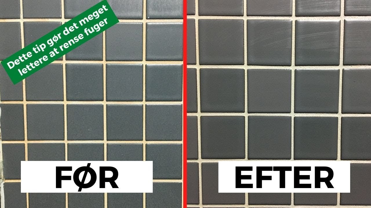 Fugerenser Nem Rens Af Fuger På Badeværelset Life Hack Fugerenser