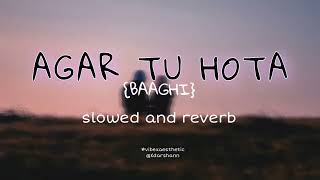 AGAR TU HOTA TOH NA ROTE HUM ( SLOWED & REVERB ) #baaghi #trending #aesthetic #recommend