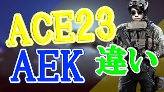 ACE23とAEKの違いを元プロゲーマーが解説【初心者向け】