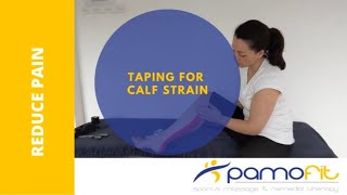 Self Taping for Calf Strain