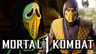 THE AMAZING SCORPION GHOSTFACE! - Mortal Kombat 1: 