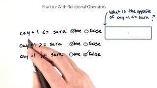More Practice with Relational Operators - Intro to Java Programming