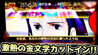 【金文字カットイン】疑似4連からの激熱カットイン《狂楽道》あしたのジョー 京楽 実機 パチンコ