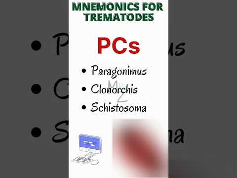 Mnemonics for trematodes#39 Memorization | Classification of Trematodes #trematodes #parasitology