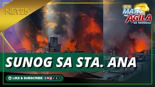 Halos 100 bahay natupok ng sunog sa Sta. Ana, Maynila