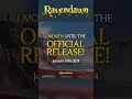 Ravendawn's release is just 1 month away! 🧙‍♂️✨ #ravendawn #mmorpg #indiegame #games