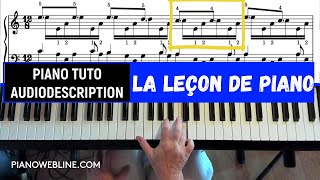 la leçon de piano tuto audiodescription