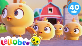 5 Little Ducks V2 | Lellobee | Baby Songs & Nursery Rhymes | Learning Songs For Babies