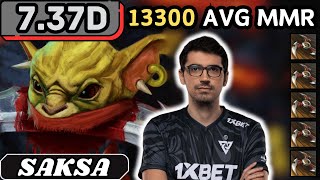 7.37d - Saksa BOUNTY HUNTER Soft Support Gameplay 24 ASSISTS - Dota 2 Full Match Gameplay