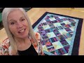 USE ANY SIZE SCRAPS!! Donna's FREE scrappy lattice Quilt!