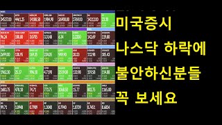 미국증시 나스닥 하락에 불안하신분들 꼭 보세요. QQQ, QLD, TQQQ ETF