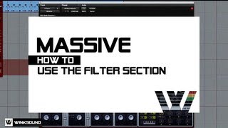 Native Instruments Massive: How To Use The Filter Section | WinkSound