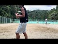 ソフトテニス　市町村対抗　決勝リーグ　桃野・菊地（岩沼stc）　vs 白石・Ａ