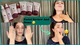 Blush The Face - Whitening Facial Review And Demo !!