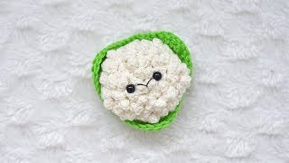 Crochet Cauliflower Tutorial - Week 27 Pregnancy