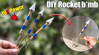 Diwali Special रॉकेट बॉम | how to make rocket crackers at home | how to make diwali crackers |