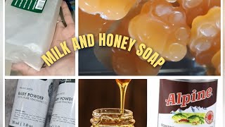How To Make Milk And Honey Soap #soapmaking #soapdiy #skincare #organic
