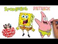 How to draw SpongeBob and Patrick Star
