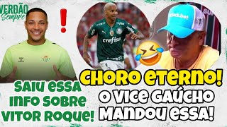 🤣❗OPA! INFO IMPORTANTE SOBRE VITOR ROQUE E OLHEM QUE SENSACIONAL O CHORÔ DO RENATO GAÚCHO.