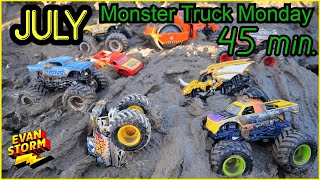 Toy Monster Truck July Compilation 45 minutes!