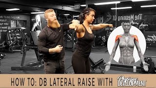 DB Lateral Raise Execution | #TechCheck with Austin Current at Physique Development