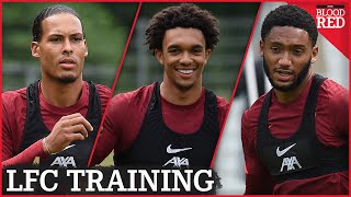 Klopp Liverpool training update on Van Dijk, Gomez, Matip & Alexander-Arnold | REPORT