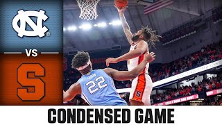 North Carolina vs. Syracuse Condensed Game | 2024-25 ACC Men's Basketball