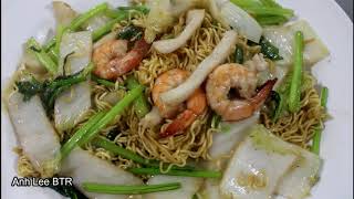 Công Thức Và Cách Làm Mỳ Xào Hải Sản | Anh Lee BTR tập 32