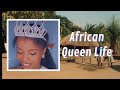 African village Life/ African Girl takes the crown home