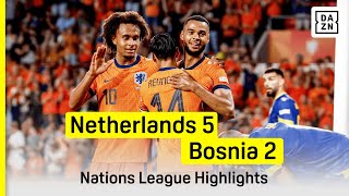 NATIONS LEAGUE | Netherlands vs. Bosnia and Herzegovina Highlights