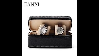 FANXI factory custom leather watch gift storage display box