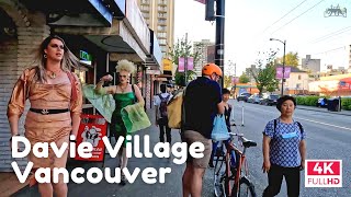 Walking Tour Davie Village - Heart Of Vancouver's Gay Community - LGBTQ Friendly Neighborhood 게이 거리