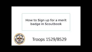How To Add a Merit Badge To Scoutbook
