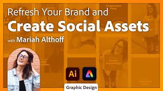 Design Intentional Branding in Adobe Illustrator and Adobe Express with Mariah Althoff