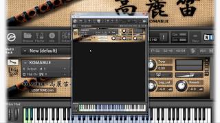 高麗笛音源 KOMABUE - 高麗笛 - for KONTAKT レガート演奏デモ/ KOMABUE for KONTAKT True Legato Demo